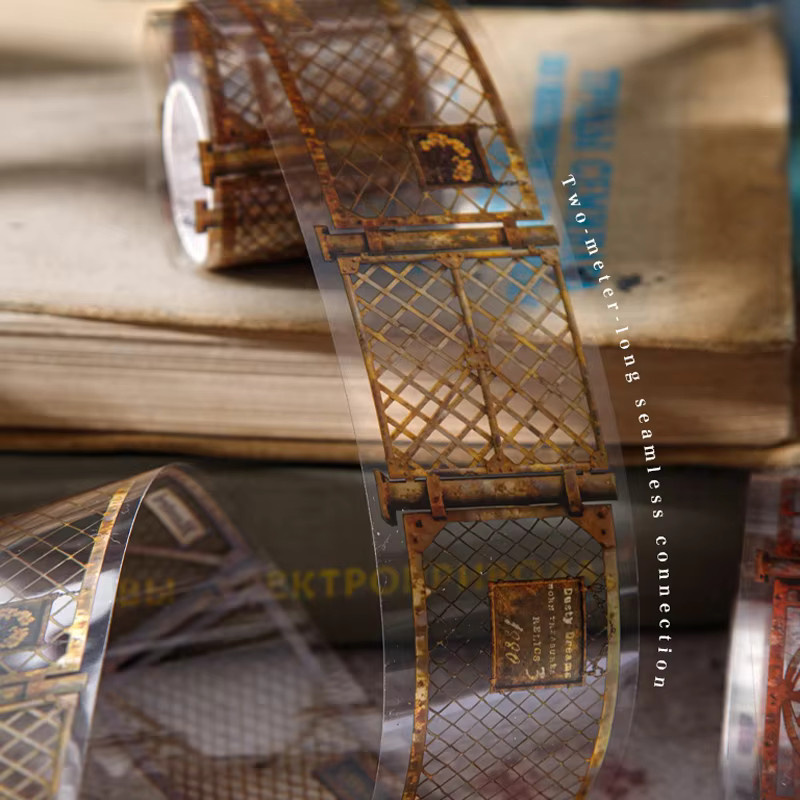 Mr. Paper Washi Tape Retro-Abdeckband im Rost-Look, 1 Rolle, Länge: 2 m - Bild 2