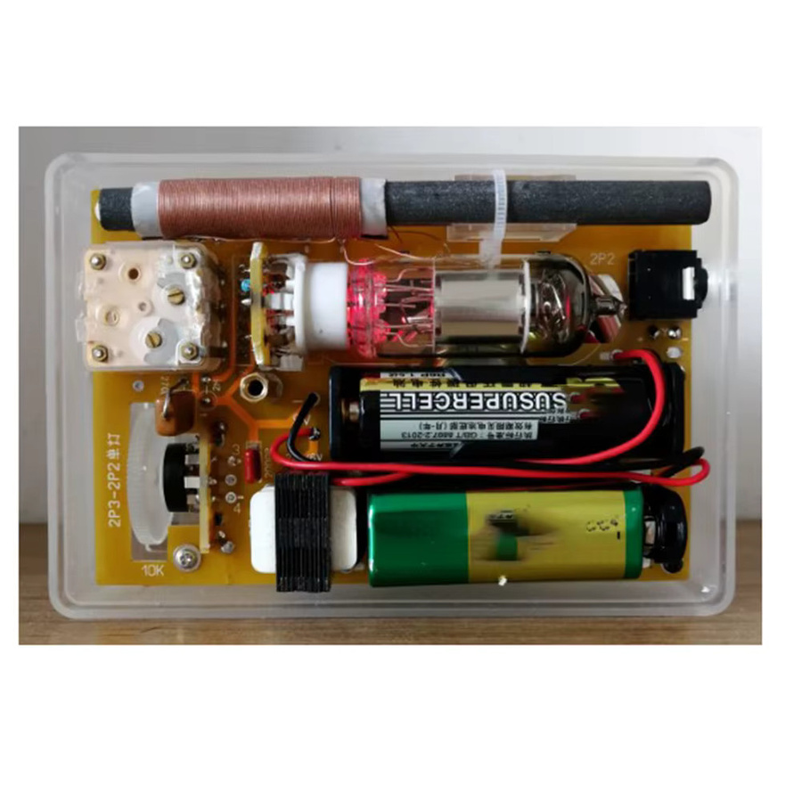 A06R DIY Kit 2P2 Elektronische Röhren-Einzellampe Mittelwellenradio Radiosatz - Bild 2