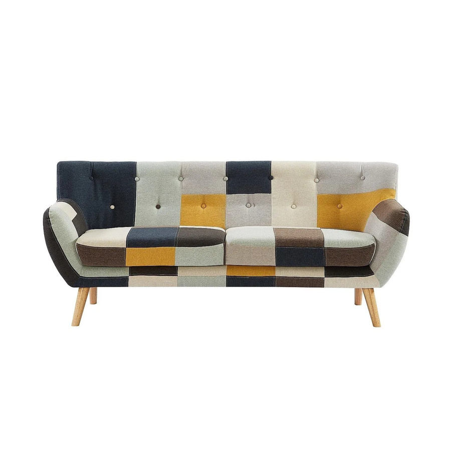 Vente-unique Sofa Serti in Patchwork-Optik, Mehrfarbig, Breite: 188 cm - Bild 2