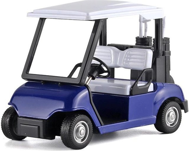 Golf Cart Modell Spielzeugauto, Metall, 1:20, Blau, ab 14 Jahren - Bild 1