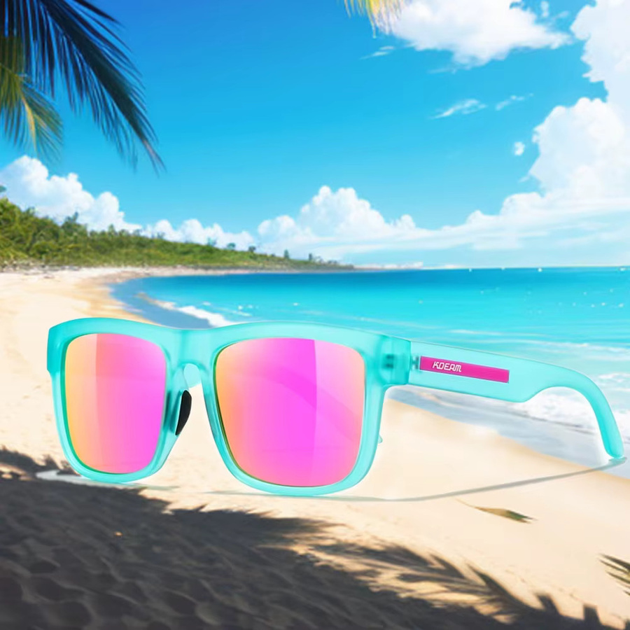 KDEAM Sonnenbrille, polarisiert, Unisex, Vollrand, Kunststoff - Bild 3
