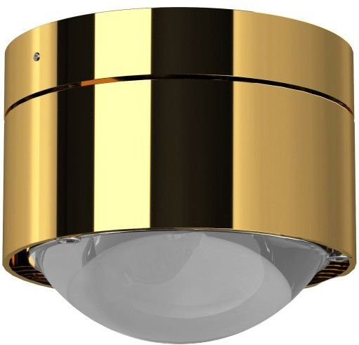 Top Light Puk Mini Plus Deckenleuchte in Gold/Messing mit mattem Glaslinse - Bild 1