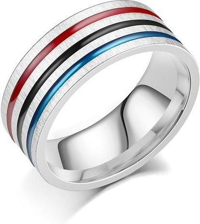 Wucifang Jewelry Ring Edelstahl, Weiß, Unisex - Bild 1