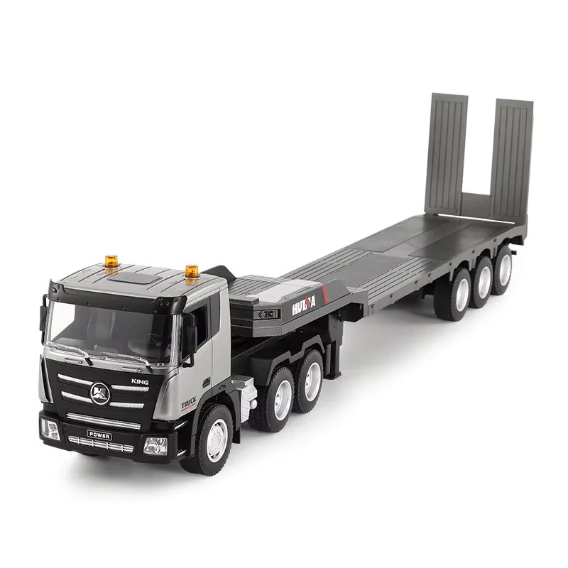 Huina 1318 RC Truck, ferngesteuerter Legierungs-Flachlader Kippanhänger, Baufahrzeug - Bild 7
