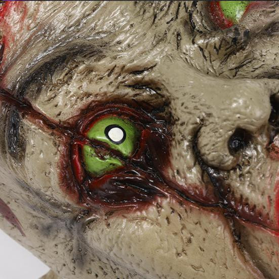 Eonspot Halloween Süßigkeiteneimer Zombie Kopf Handtasche aus Vinyl in Multicolor - Bild 4