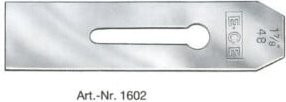 E.C.E. Loch- und Schlichthobeleisen in Silber, 48 mm - Bild 1