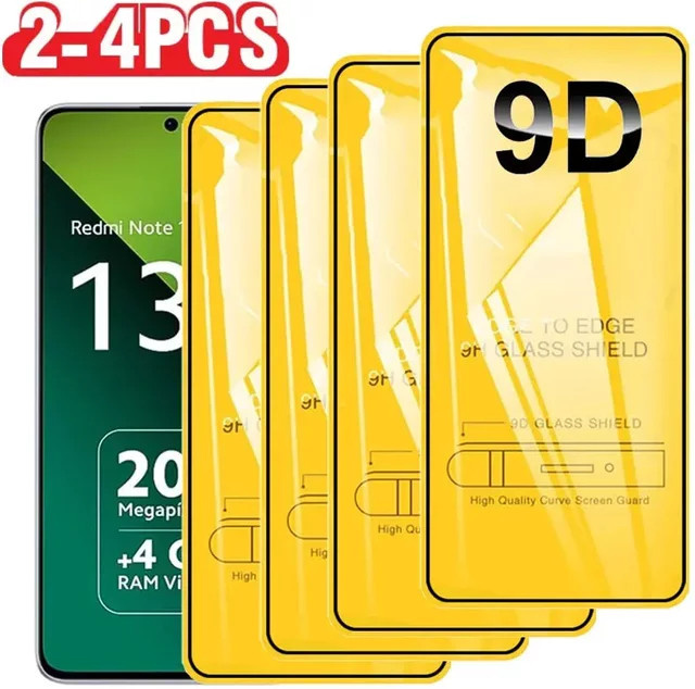 Xiaomi Redmi Note Serie 9D gehärtetes Glas Displayschutz transparent (2-4 Stück) - Bild 1