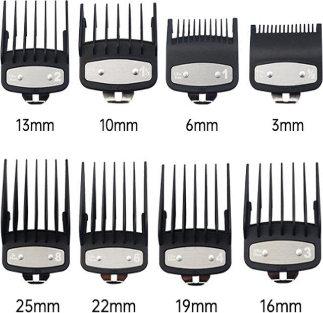 Wahl Aufsatzkamm für Trimmer, Schwarz/Transparent, Unisex - Bild 1