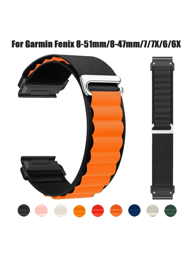 TAMISTER Uhrenarmband Nylon, Vintage, Unisex, 22mm 26mm - Bild 5
