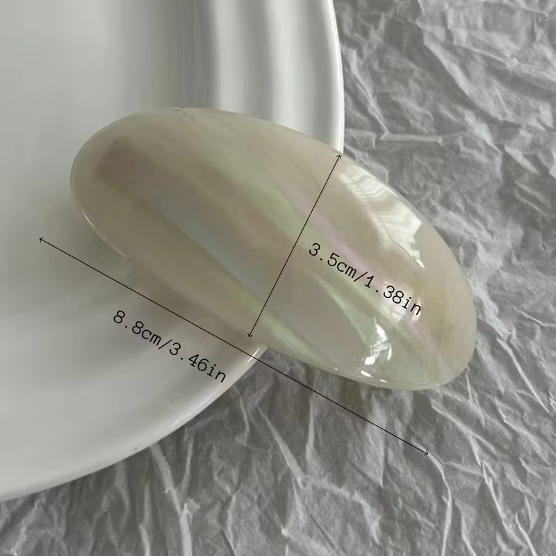 Haarspangen, oval, Retro - Bild 2