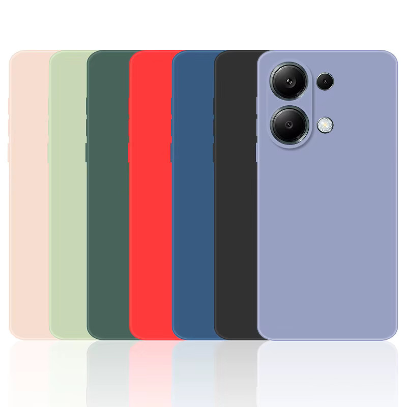 Schutzhülle aus weichem Flüssigsilikon für Xiaomi Poco M6 Pro 4G und Poco M6 Pro in Pink - Bild 2