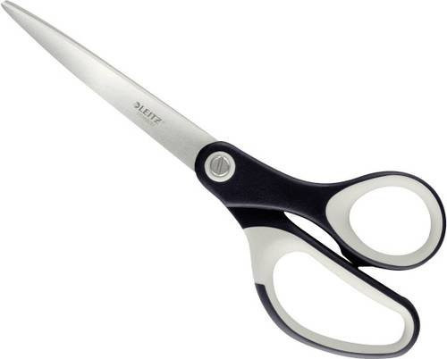 Leitz Titanium Universalschere 5417 mit titanbeschichtetem Stahl und ergonomischem Griff, Schwarz-Weiß, Länge: 20,5 cm - Bild 1