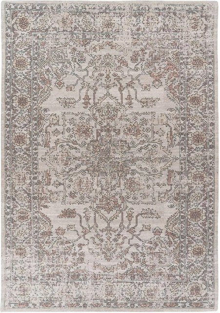 MeGusta Kurzflor Teppich Covadonga Vintage UsedLook Beige B/T: 80 x 150 cm - Bild 1
