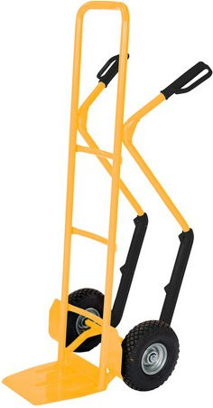 pro-bau-tec Sackkarre 40002 kugelgelagert gelb B/T/H: 62 x 51,5 x 131,5 cm - Bild 1