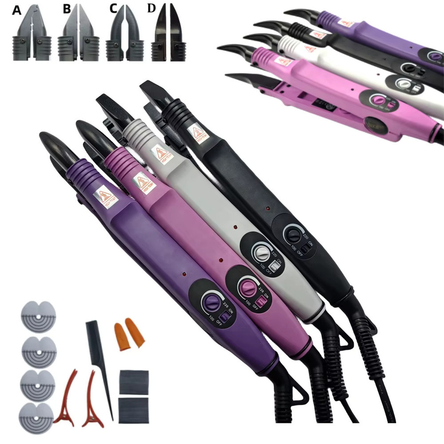 Loof Haarklebegerät-Set, 220 Grad, lila, Unisex - Bild 3