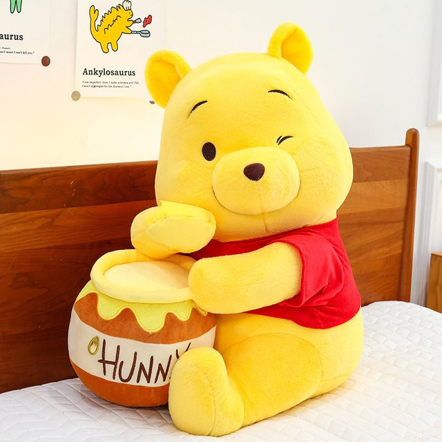 Aoger Winnie The Pooh Plüschfigur, Disney, Gelb - Bild 1