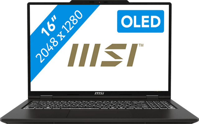 MSI Venture A16 AI+ Copilot+ OLED A3HMG-036 Laptop in Schwarz mit 16 Zoll Display, AMD Ryzen AI 5, 16GB RAM und 512GB SSD - Bild 1