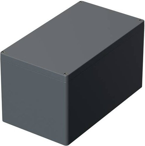 Bopla EUROMAS A 170 Industrie-Gehäuse aus Aluminium in Silber-Grau (RAL 7001), B/T/H: 40,0 x 23,0 x 22,5 cm - Bild 1