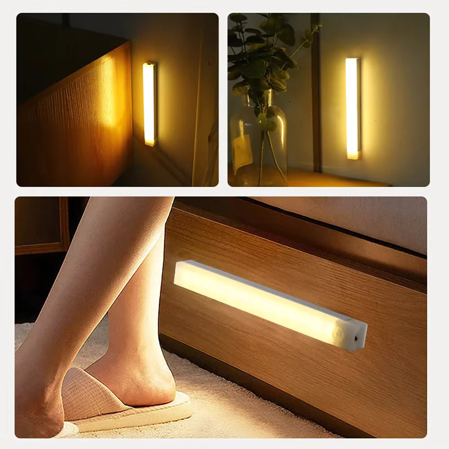 CENSHION LED Schrankleuchte mit Bewegungsmelder und White Light, USB wiederaufladbar als Unterbauleuchte für Küche und Schrank - Bild 5