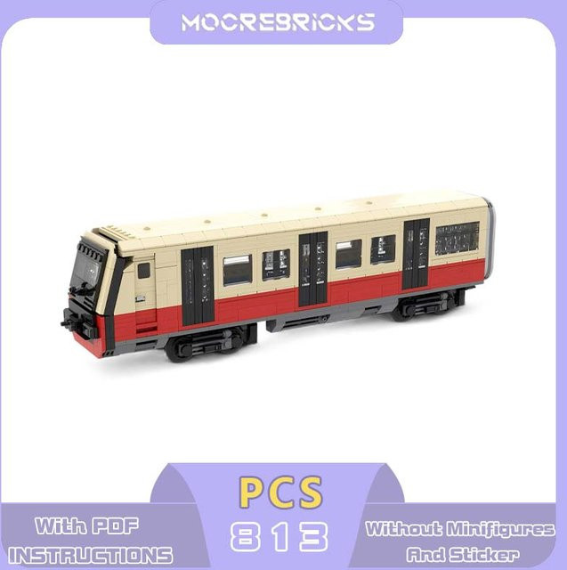 MOCREBRICKS BR483 Elektrische Eisenbahn, Bausteine, Motorisiertes Passagierfahrzeug - Bild 1