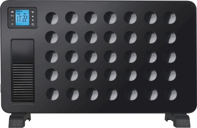 Stand-Konvektorheizer Tidaholm Hot Air 2.300 W in Schwarz - Bild 1