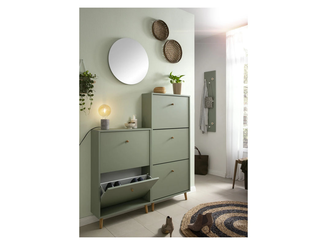 Schildmeyer Schuhkipper Bjarne aus Eichenholz in Pistazie, B/H/T: 59,8 x 92,2 x 19,55 cm - Bild 2