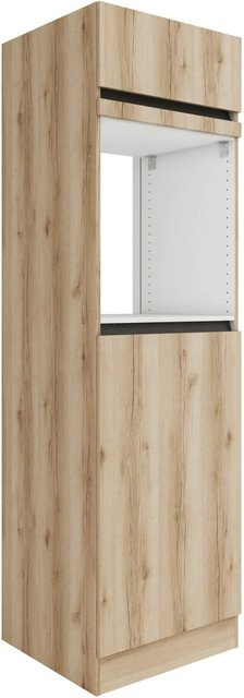 Optifit Küchen-Hochschrank Kaya290 für Backofen und Kühlschrank, Breite: 60 cm, Farbe: Wildeiche Natur - Bild 1