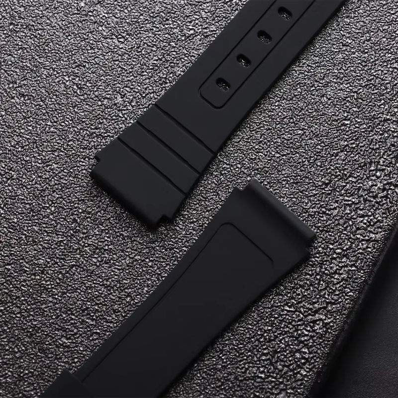 Casio Uhrenarmband Silikon, Schwarz, 18 mm - Bild 2