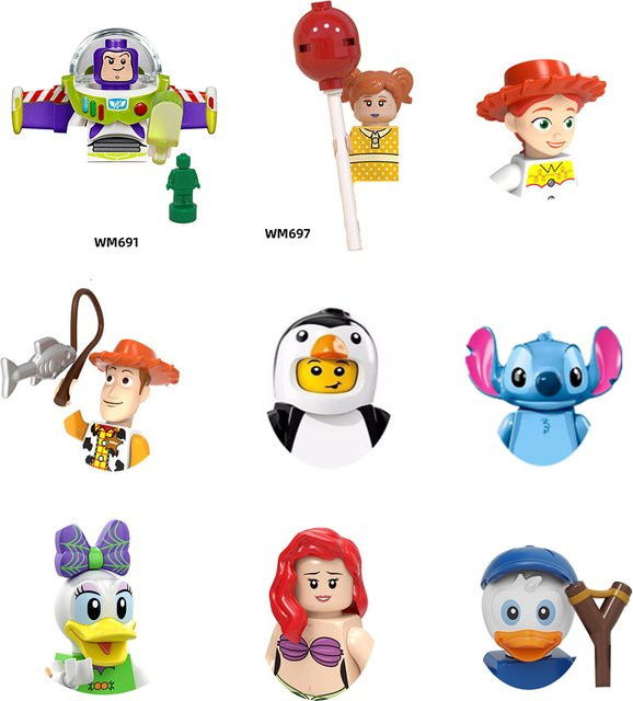 Disney Mini-Bausteine, Charaktermodelle, Lernspielzeug - Bild 1