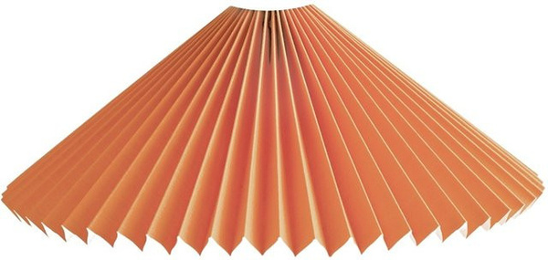 HAY Matin Leuchtenschirm in Orange mit Kegelform und Stoffbezug