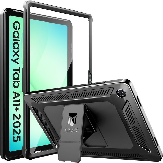 Robuste Schutzhülle für Samsung Galaxy Tab A11 Plus 11 Zoll 2026 SM-X230/X236/X238 inklusive Displayschutzfolie von dadanism in Pink oder Black - Bild 1