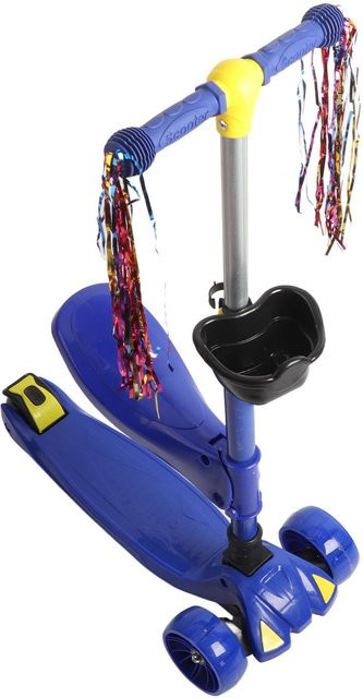 Nensit Kinderroller, 3-rädriger Roller mit Licht und Musik, Blau, ab 2 Jahre - Bild 1