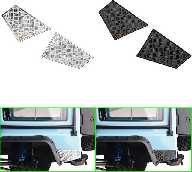 MJX Edelstahl Dekorative Blatt, Zubehör, Metall, Grau - Bild 1