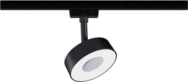 Paulmann URail LED Schienenspot Circle, 5W, 180lm, 4000K, Schwarz Matt - Bild 1