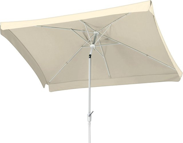 Schneider Balkonschirm Oslo in Beige mit Knickfunktion aus Polyester und Stahl, B: 300 cm, H: 200 cm - Bild 1
