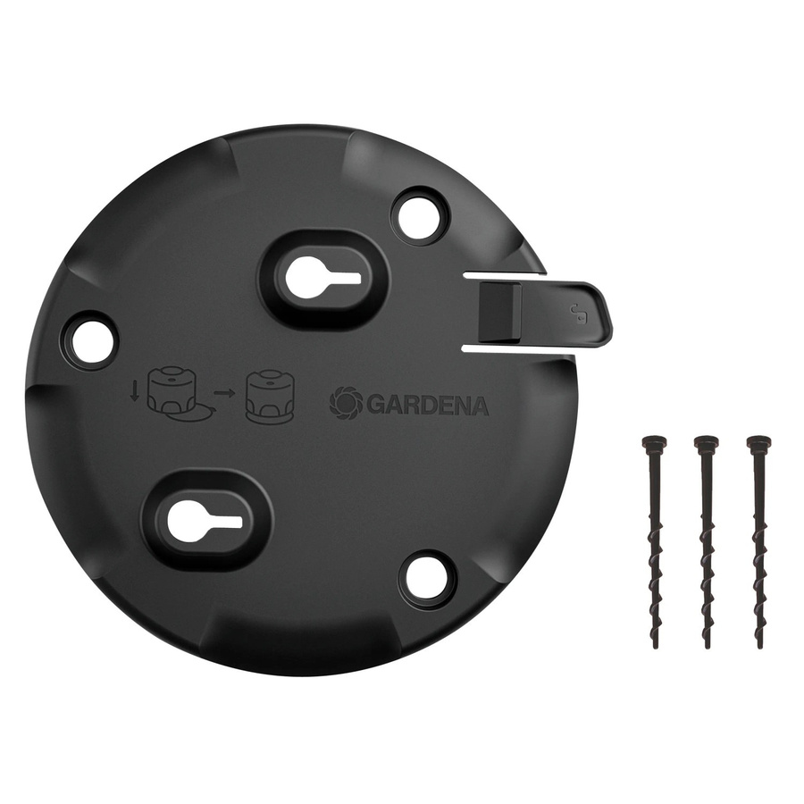 Gardena AquaPrecise Anschluss Platte Oberirdisch in Anthrazit und Schwarz - Bild 2
