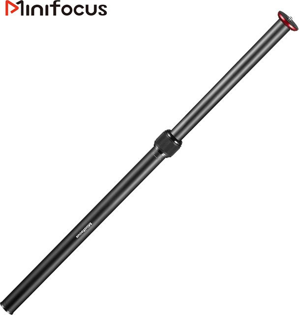 MINIFOCUS Aluminium Einbeinstativ Verlängerungsstange für DSLR SLR Kameras und Gimbals, Schwarz - Bild 1