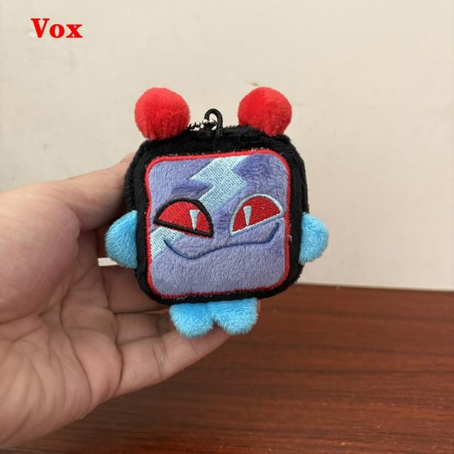 Yiran toy Hazbin Hotel Alastor Vox Plüschtier, Schlüsselanhänger, 10cm, ab 14 Jahren - Bild 1