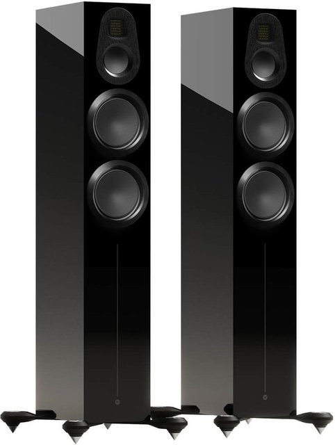 Monitor Audio Gold 300 6G Stand-Lautsprecher Paar Schwarz Hochglanz - Bild 1