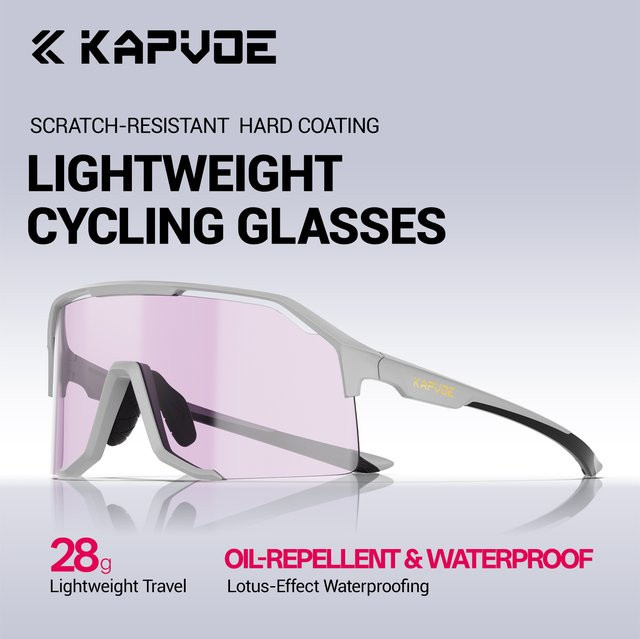 KAPVOE Sportsonnenbrille, Unisex, Vollrand, Kunststoff, Wrap - Bild 1