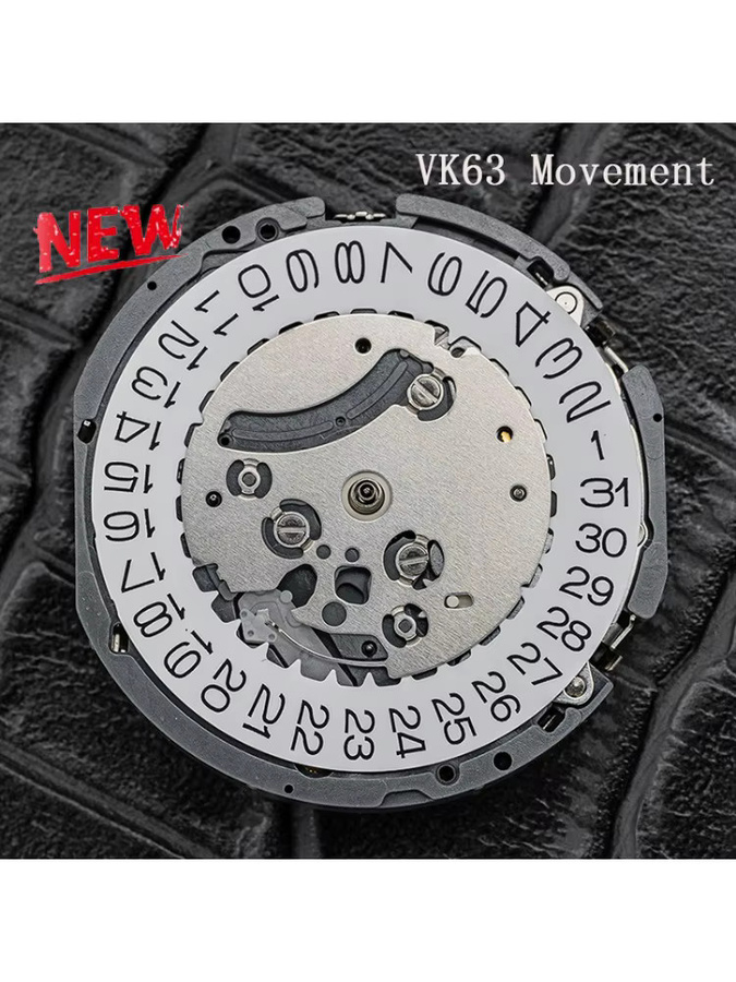 OAKCHARM Chronograph Quarzwerk, Schwarz - Bild 5