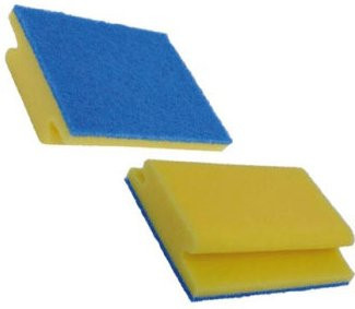 Küchenprofi Profi Power Bäderschwamm Vlies XXL, Multicolor, B/T/H: 18,0 x 14,0 x 0,5 cm - Bild 1