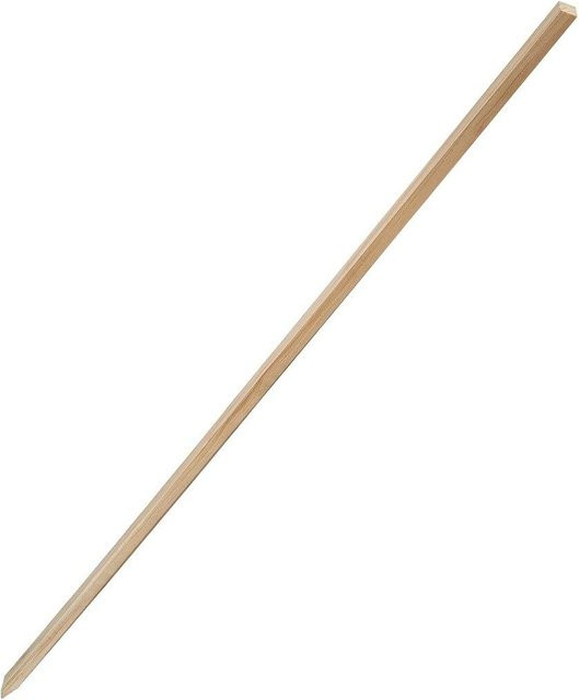 25 Stück Holz-Gartenpfähle von Buying Solutions MB aus Tannenholz in Braun, Pflanzstützpfähle und Vermessungs-Markierungspfähle mit spitzer Spitze, B/T/H: 1,75 x 1,27 x 121,92 cm - Bild 1