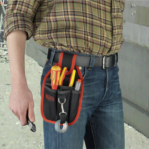 Connex Werkzeugtasche aus Polyester in Schwarz und Rot - Bild 2