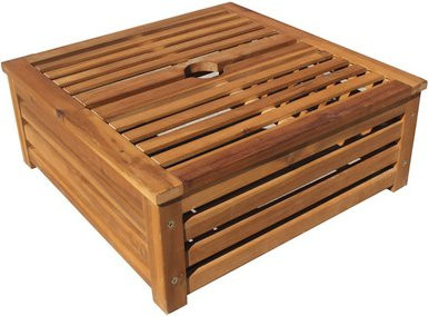 Garden Pleasure Schirmständer Verkleidung Taylor in Natur und Beige, B/T/H: 58 x 58 x 23 cm - Bild 1