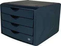 Soennecken Schubladenbox oeco Dokumentenbox A4 Blau - Bild 1