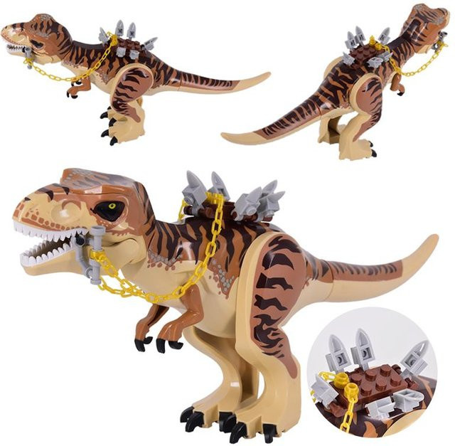 Bai Fen Bai dolls and toys Jurassic Dinosaurier Bausteine Brachiosaurus Tyrannosaurus, Actionfigur, ab 14 Jahren - Bild 1