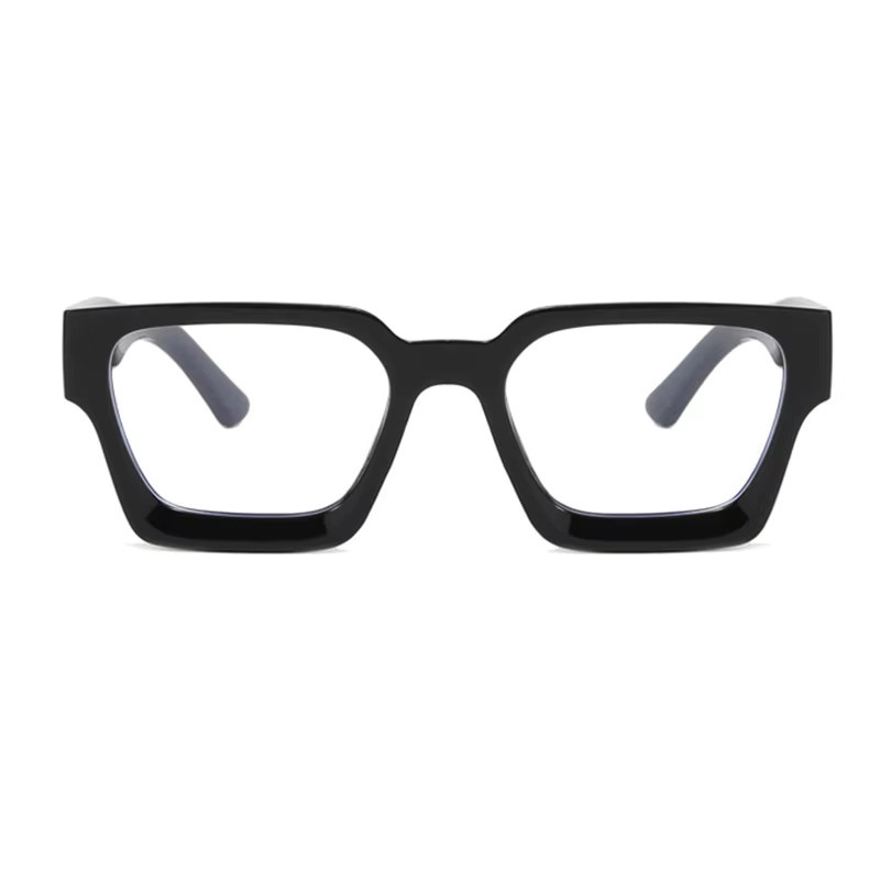 VABBON 8542 Lesebrille, Vollrand, quadratisch, Kunststoff, schwarz - Bild 3
