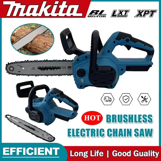 Makita Akku-Kettensäge mit bürstenlosem Motor in Blau - Bild 1