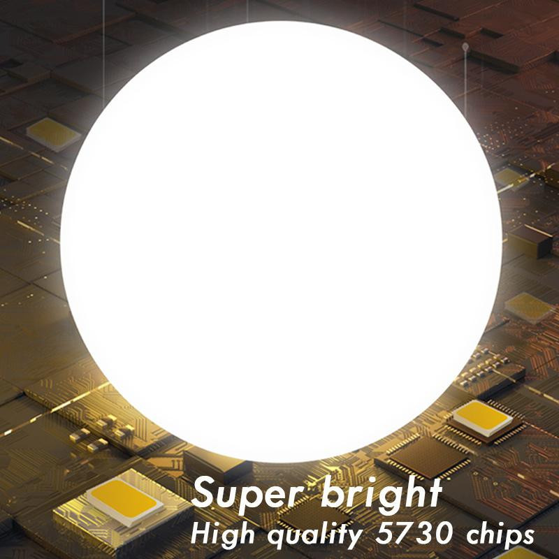 Meiteai-Home LED UFO Deckenleuchte E27, superhelle Globus-Lampe in Weiß für Werkstatt und Heimbeleuchtung, Cool White - Bild 4